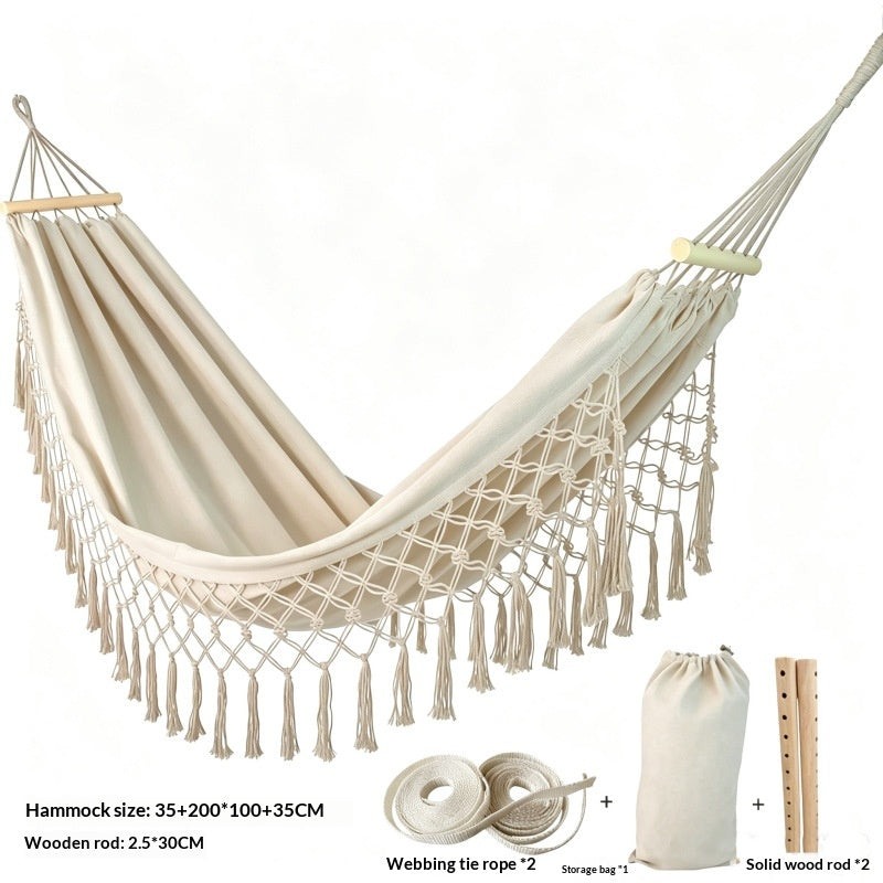 Waterproof Camping Hammock - White