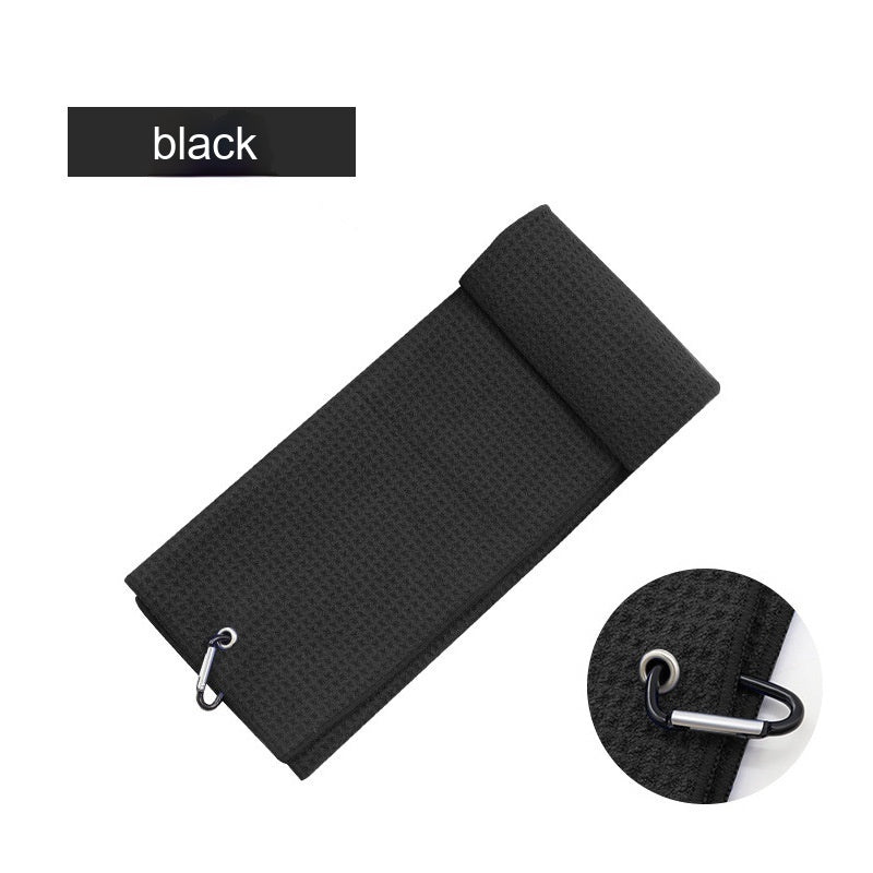 Golf Ball Cleaning Towel - Black