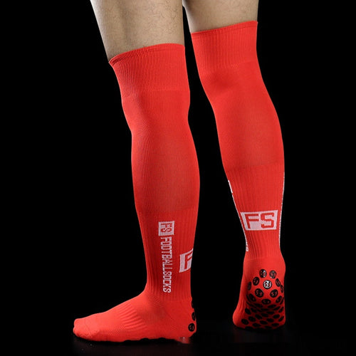 Anti-Slip Knee-High Training Socks - Red