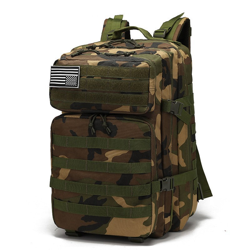 45L Tactical Hiking Backpack, Men's and Women's - Jungle Camouflage