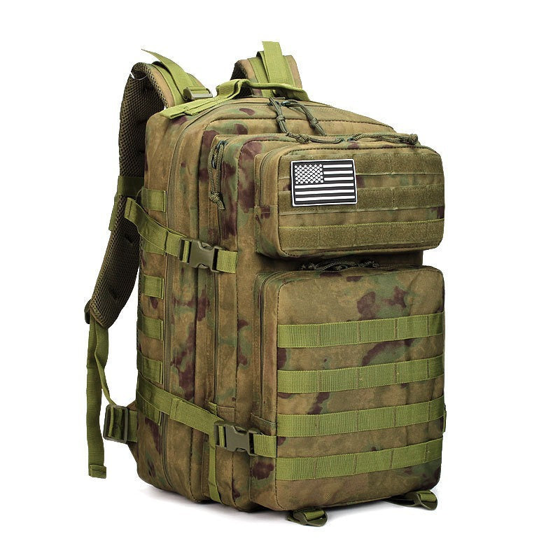 45L Tactical Hiking Backpack, Men's and Women's - Ruins Green