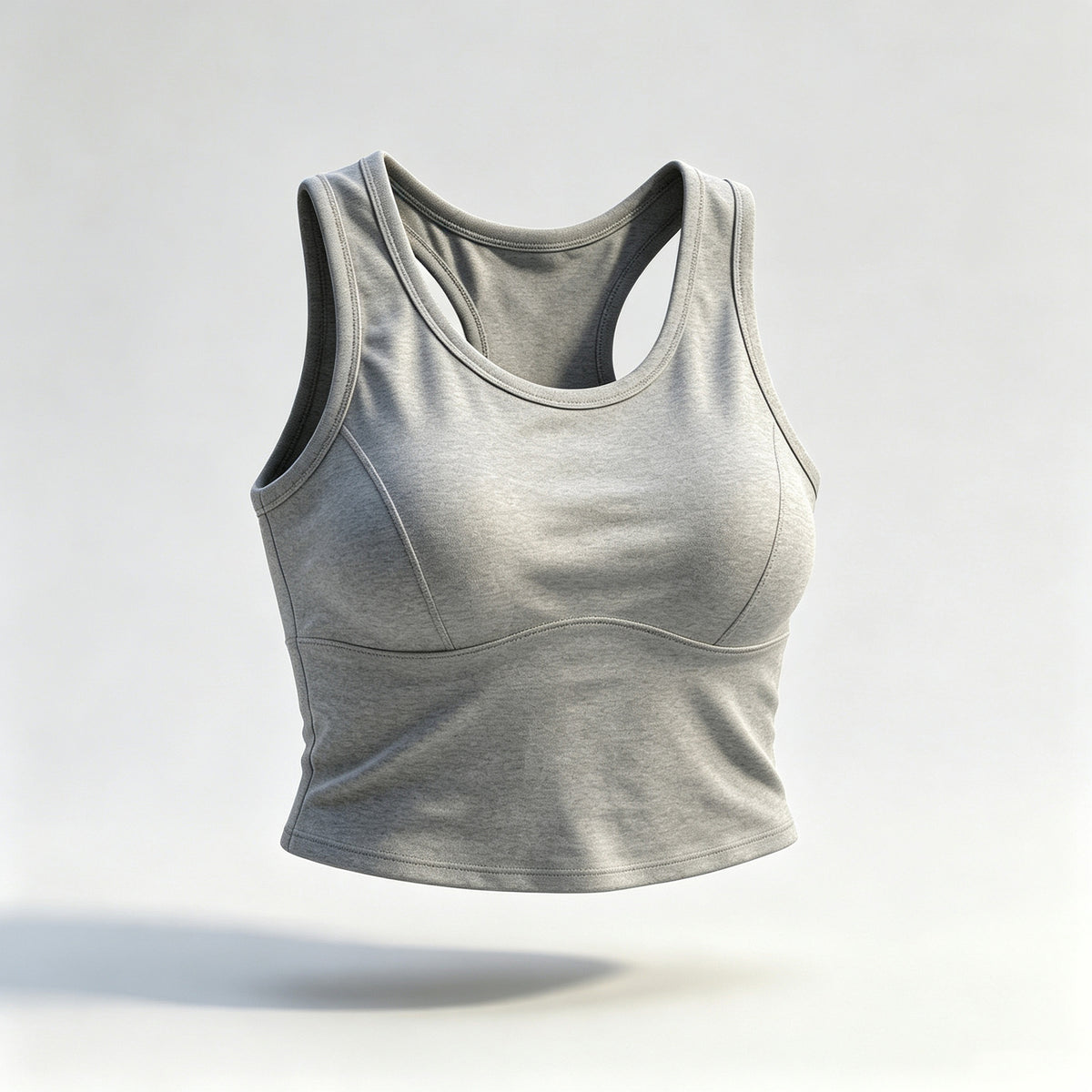 Sports Vest Yoga Top - Gray