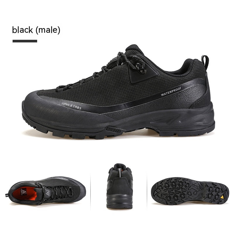 Low-Top Mountain Climbing Boots - Black Men