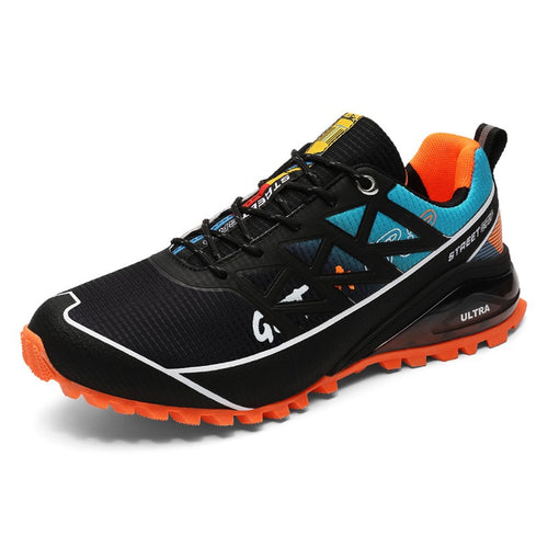 Air Cushion Off-Road Running Shoes - Bright Orange