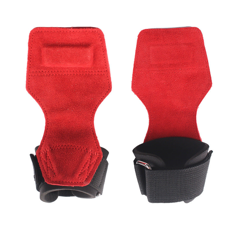 Leather Weightlifting Wrist Support Gloves