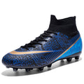 New Breathable High-Top Firm Ground Soccer Shoes