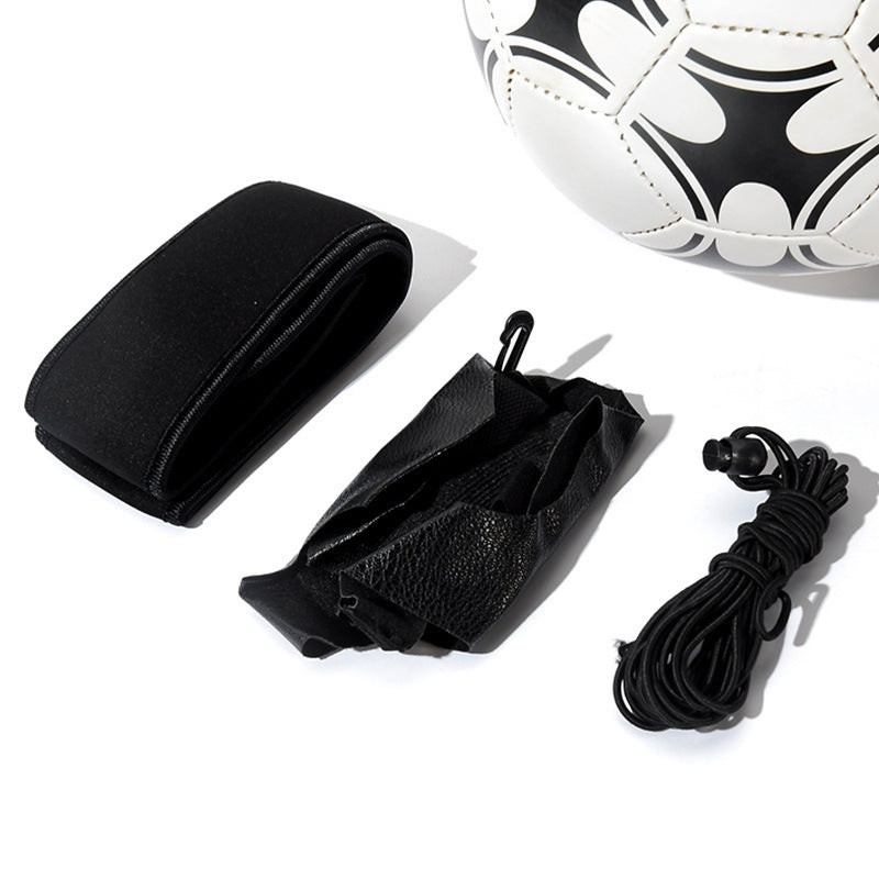 Soccer Training Sports Assistance Adjustable Football Trainer - Black