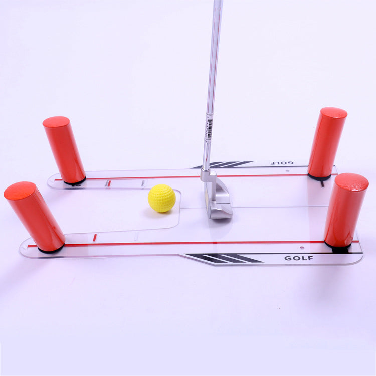 Golf Putting Practice Mirror Device