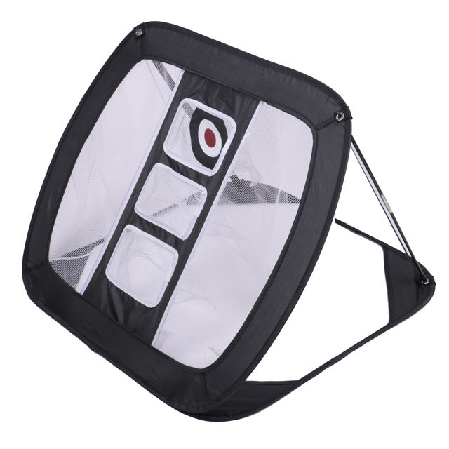 Golf Chipping Net with Target Cutouts - A