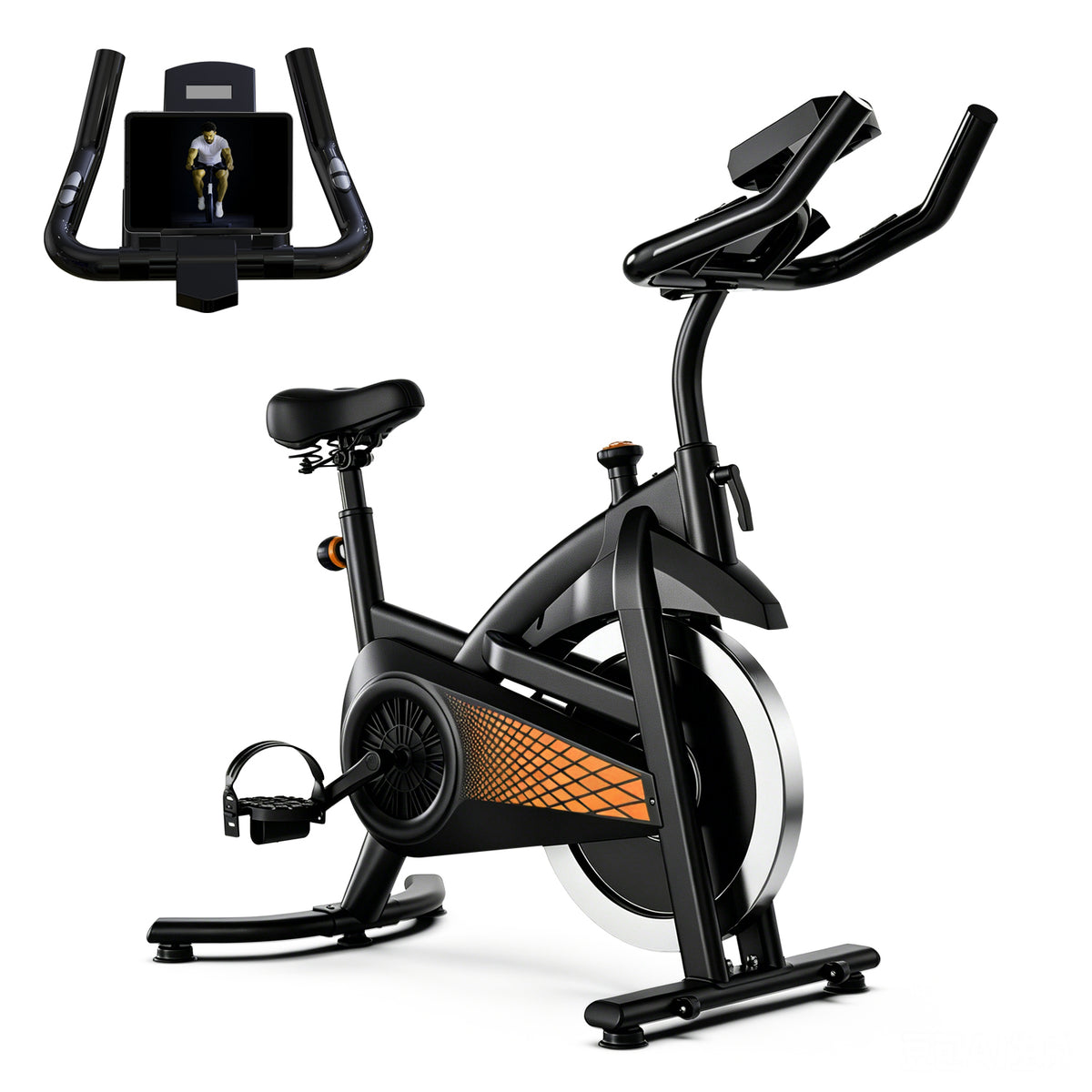Adjustable Magnetic Resistance Exercise Bike - OR