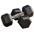 15lbs Hex Dumbbell Set of 2 - Black