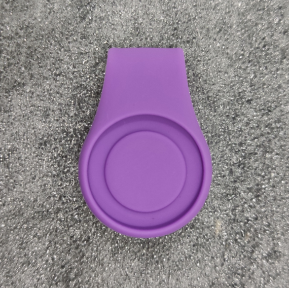 Silicone Ball Marker Hat Clip - Purple