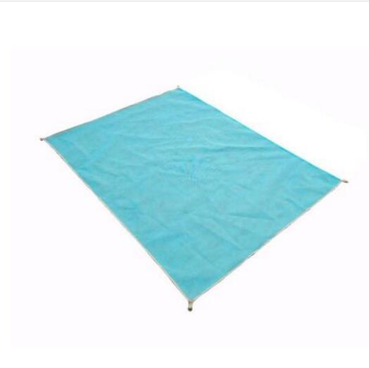 Sand-Free Folding Beach Mat - Blue