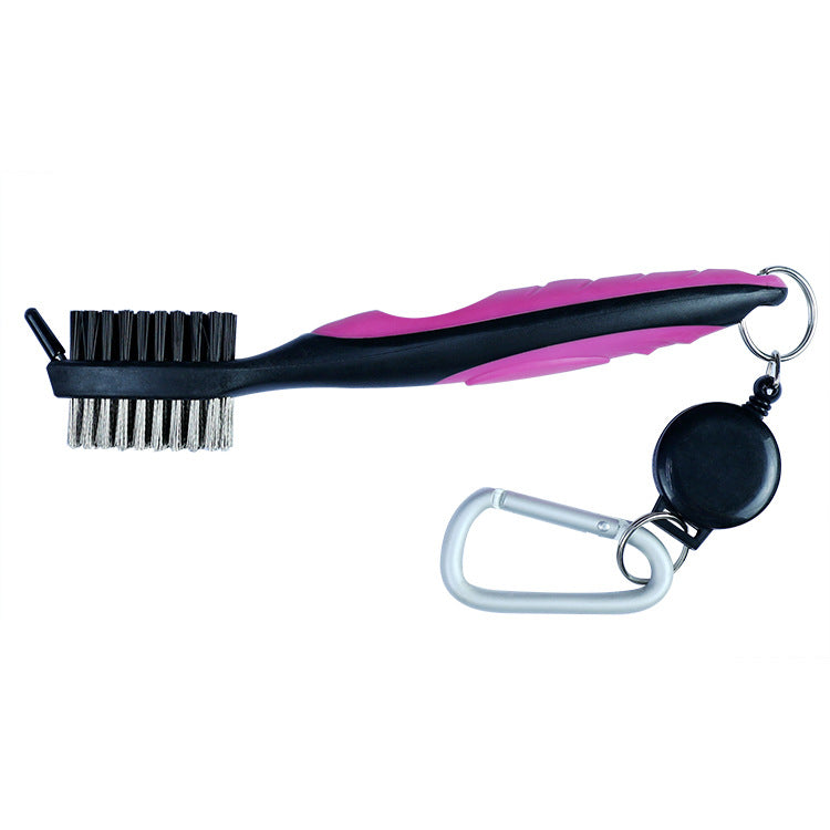 Double-Sided Golf Swing Training Brush - Pink