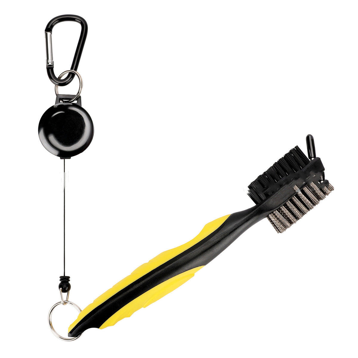 Double-Sided Golf Swing Training Brush - Yellow