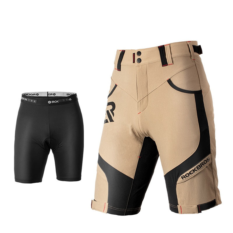 Men's Summer Outdoor Cycling and Mountaineering Trousers - Apricot