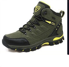 High-Top Comfort Hiking Shoes - Green