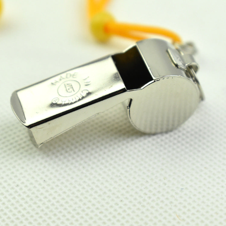 Thunder Whistle Stainless Steel 201 Metal Whistle - Silver
