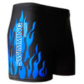 Men's Flame Print Swim Trunks