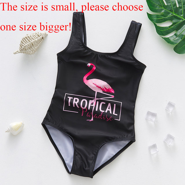 Girls' Summer Swimsuit - Black