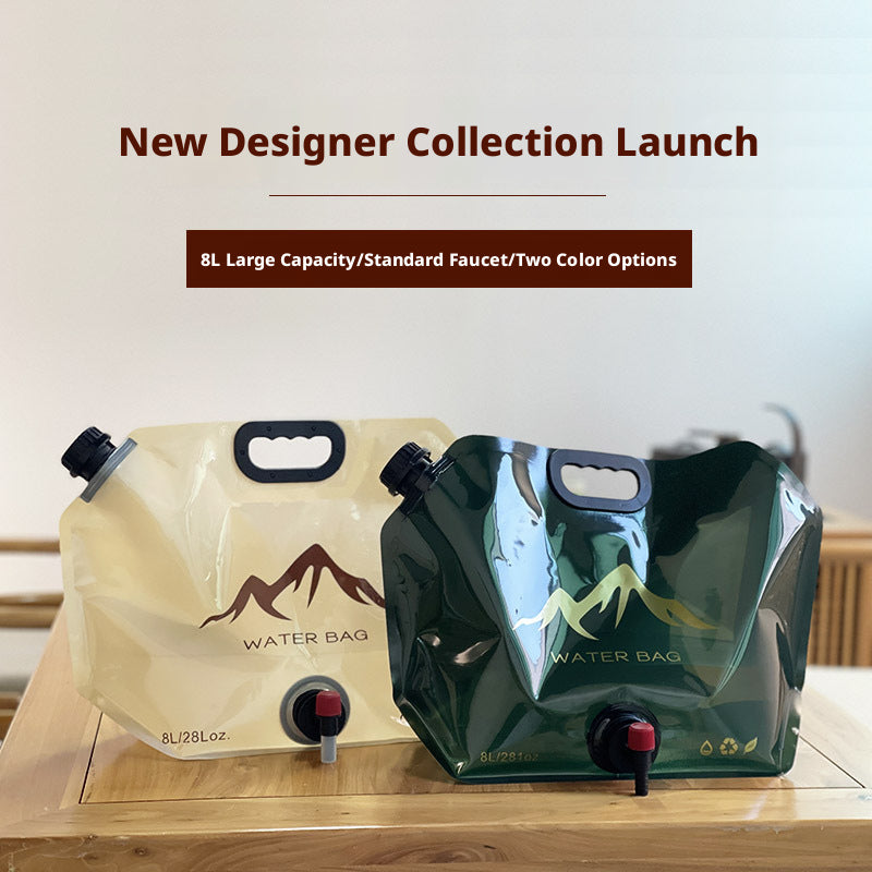 Outdoor Hydration Water Bag, 8L, Khaki - Style 2
