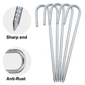 8-Pack Heavy Duty Tent Ground Anchor Stakes - 1pcs