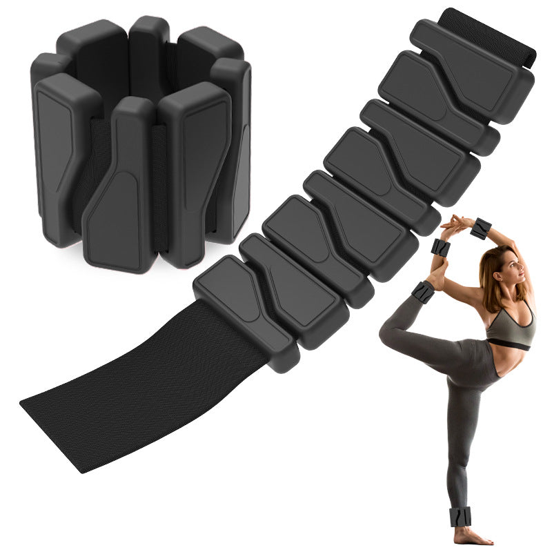 Weighted Silicone Fitness Bracelets - Diamond Black