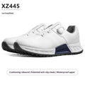 Men's Golf Sneakers, Cushioned - Lanfeng White
