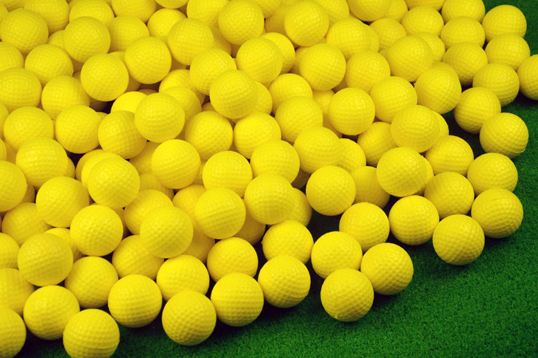 Soft Foam Golf Practice Balls (10-Pack) - Yellow