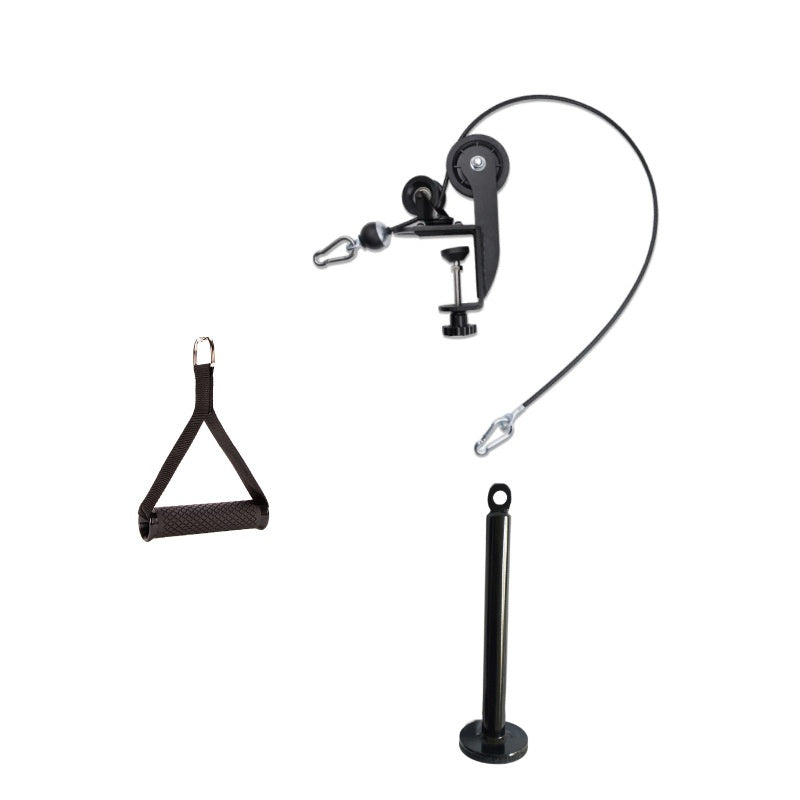 Desktop Pulley Arm & Forearm Trainer - Trainer Rope Handle Load Tray