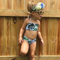 Baby Girls' Two-Piece Swimsuit Set