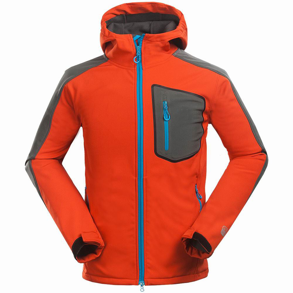 Outdoor Soft Shell Mountaineering Jacket - Orange
