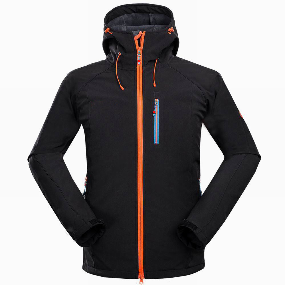 Windproof Soft Shell Camping Jacket