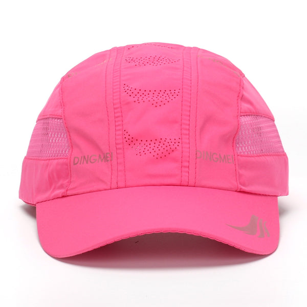 Quick-Drying Waterproof Baseball Cap - Rose red
