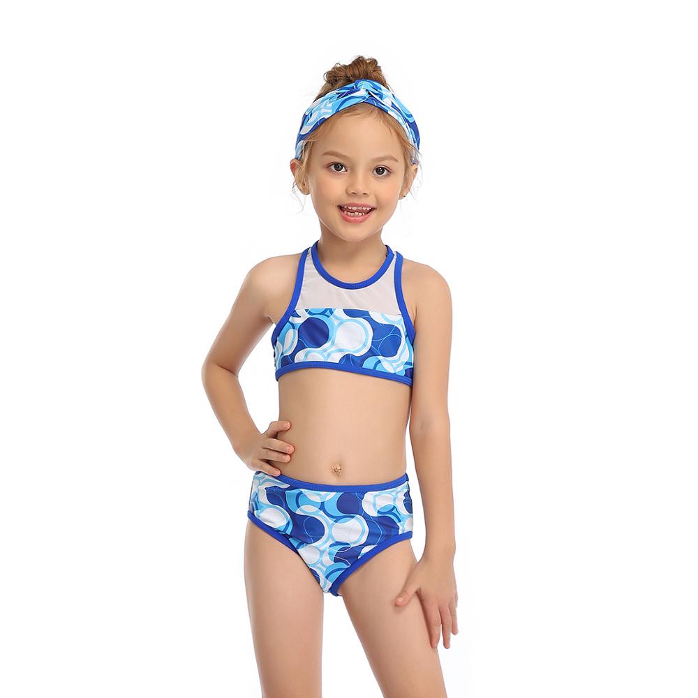Parent-Child Matching Swimwear - Blue