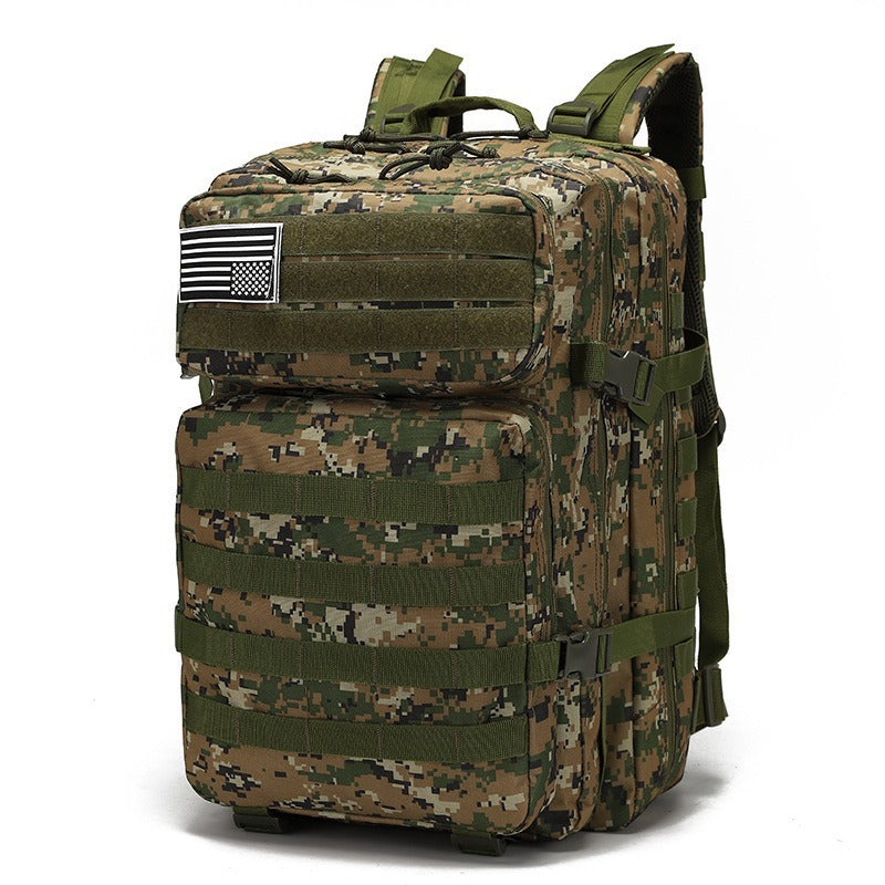 45L Tactical Hiking Backpack, Men's and Women's - Jungle Digital