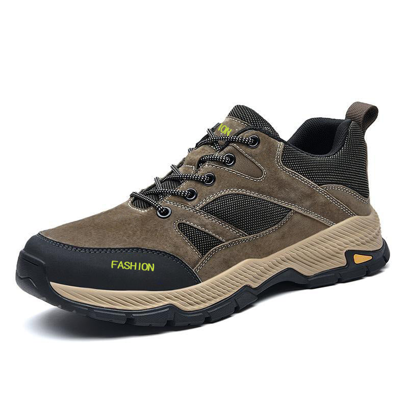 Platform Outdoor Hiking Shoes - Brown