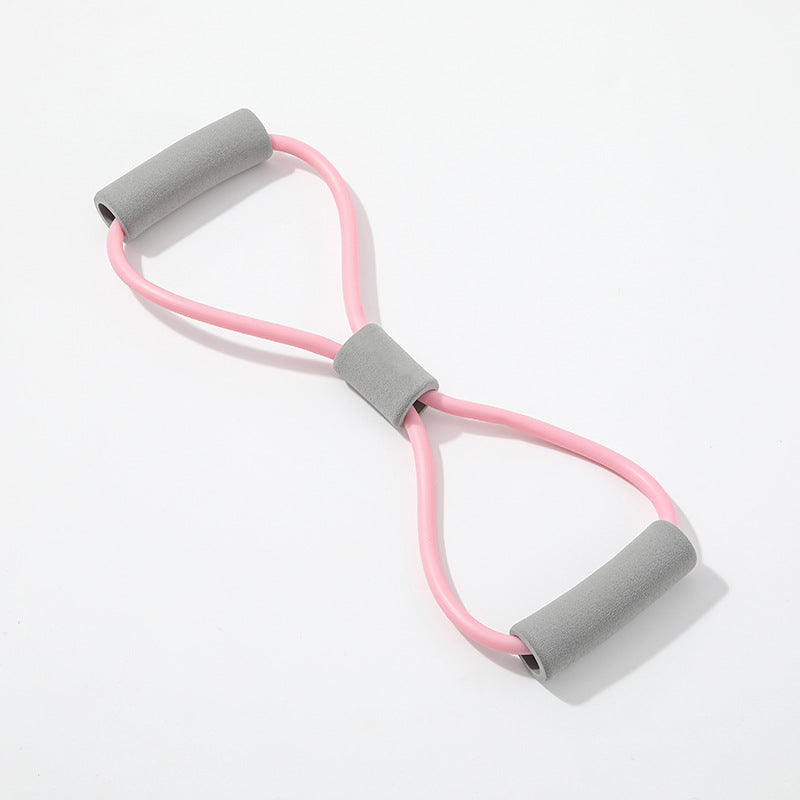 Yoga & Pilates Stretch Resistance Band - Pink Gray