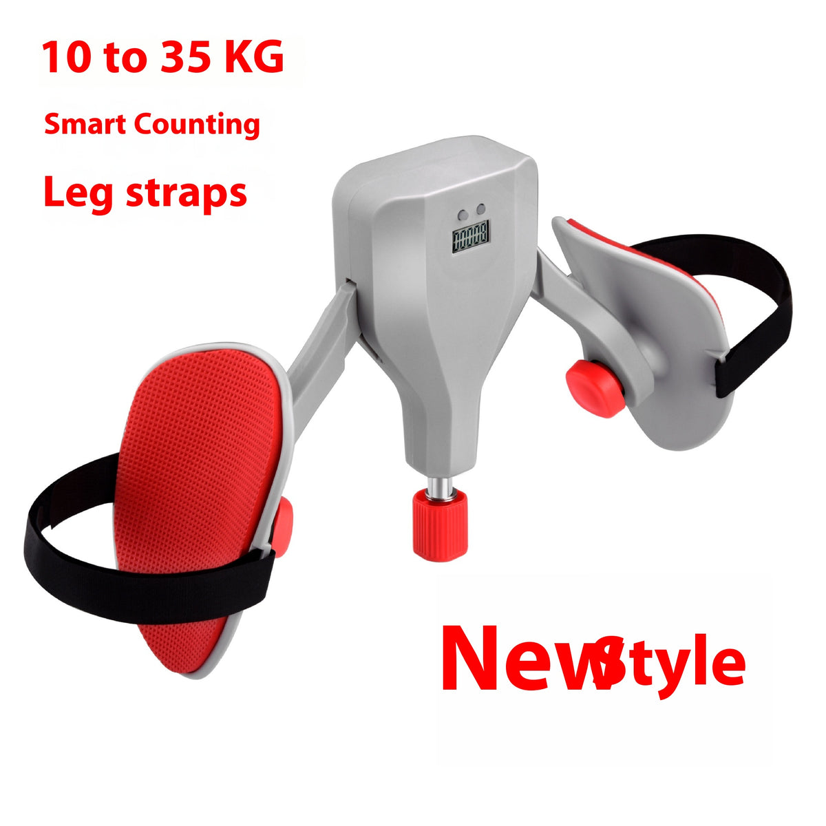 Leg Clamp Resistance Slimming Trainer - Silver Gray 35KG