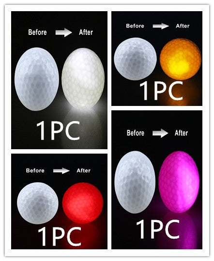 Waterproof LED Light-Up Golf Balls - 4PC Set