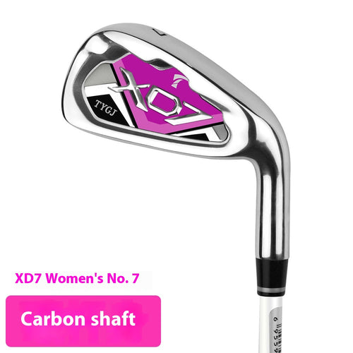 Beginner Carbon Golf Club - Female Purple Carbon Rod Body