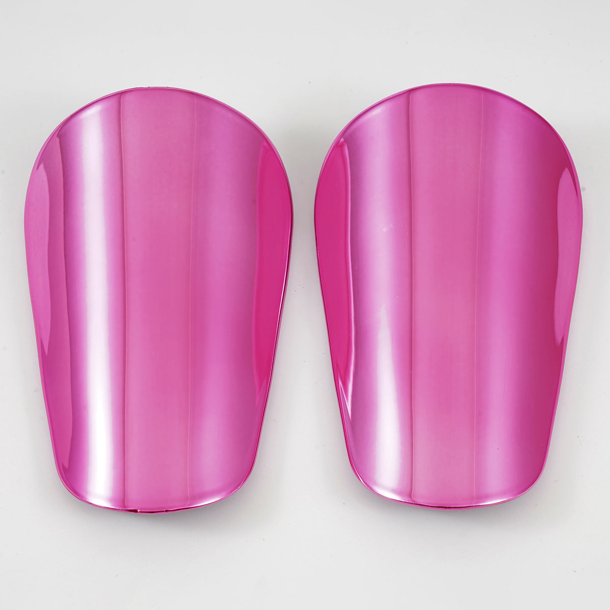 Adult And Children's Electroplated Thickened Soccer Shin Guards - Pink