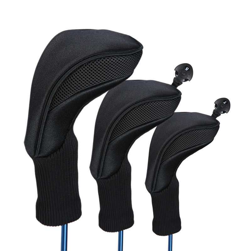 Golf Iron Head Covers (Set) - Black