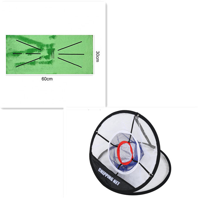 Golf Swing Hitting Mat for Indoor Practice - Set