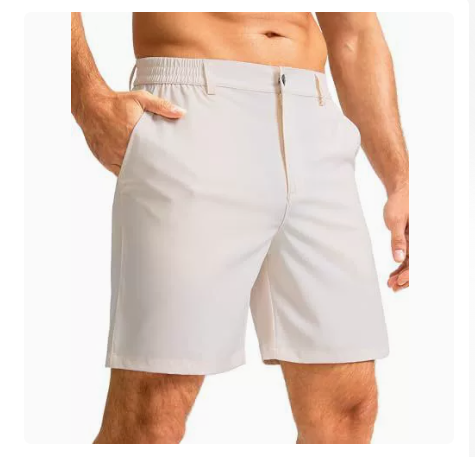 Men's Lightweight Golf Shorts - White