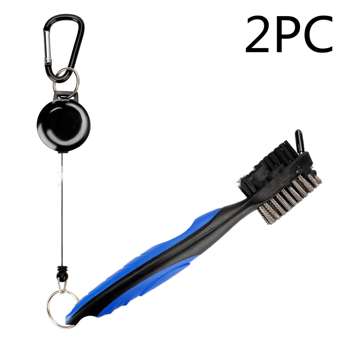 Double-Sided Golf Swing Training Brush - Blue 2PC