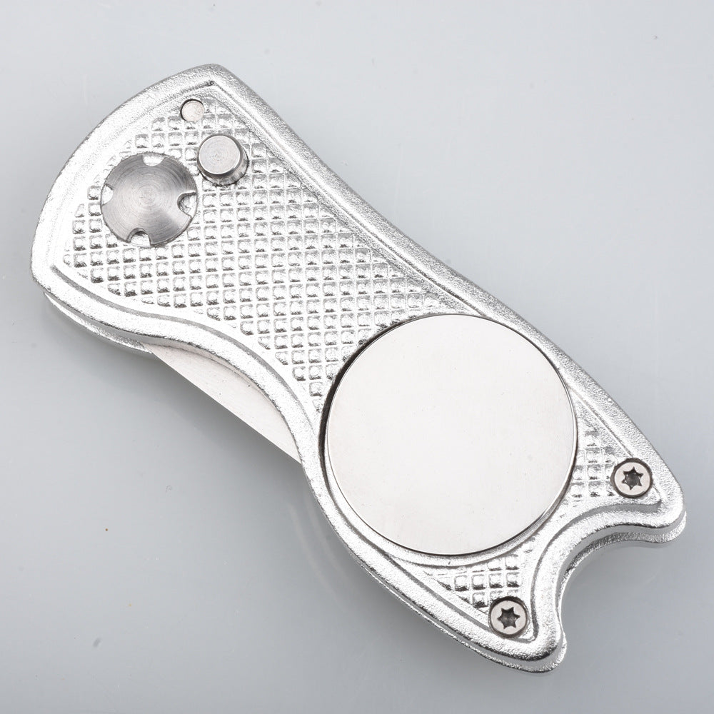 Golf Divot Repair Tool - Silver