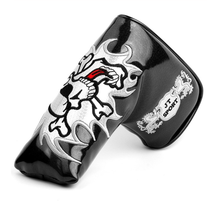 Golf Putter Head Cover - Skull