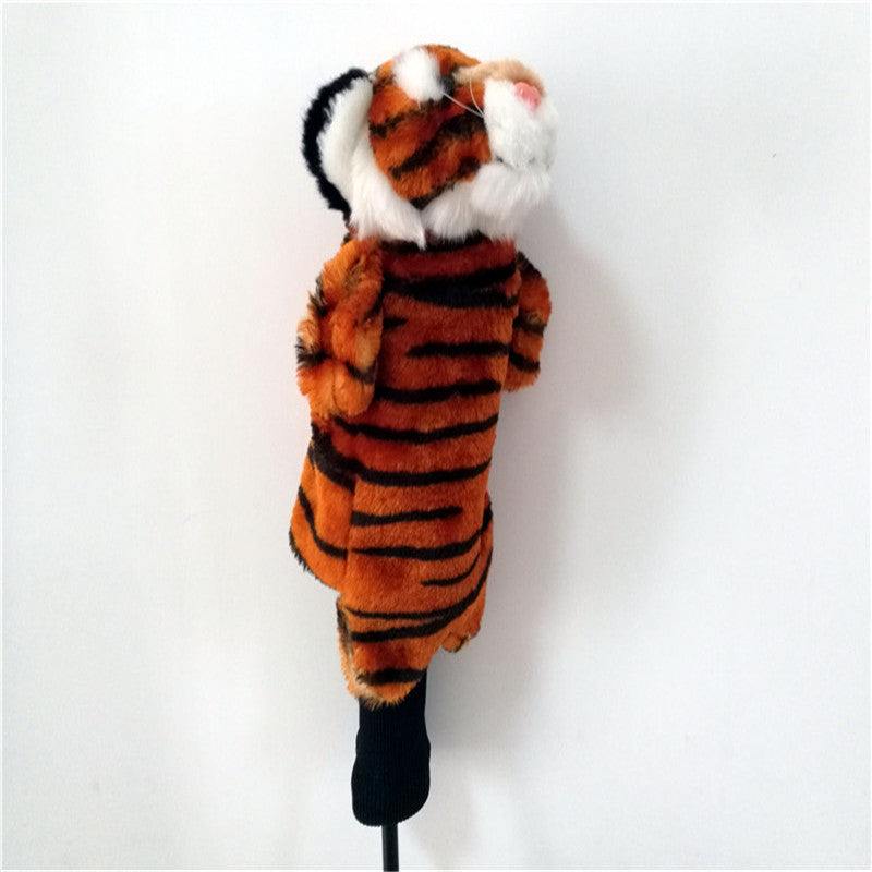 Animal Print Golf Club Head Cover - Brown