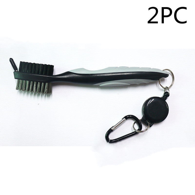 Double-Sided Golf Swing Training Brush - Grey 2PC